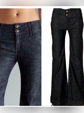 Dittos Wide Leg Trouser Jeans SIZE:29 
Made In USA